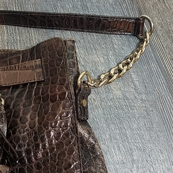Michael kors Croc Large Hamilton Bag - Picture 7 of 8